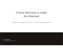 Tablet Screenshot of lintonlubricants.com